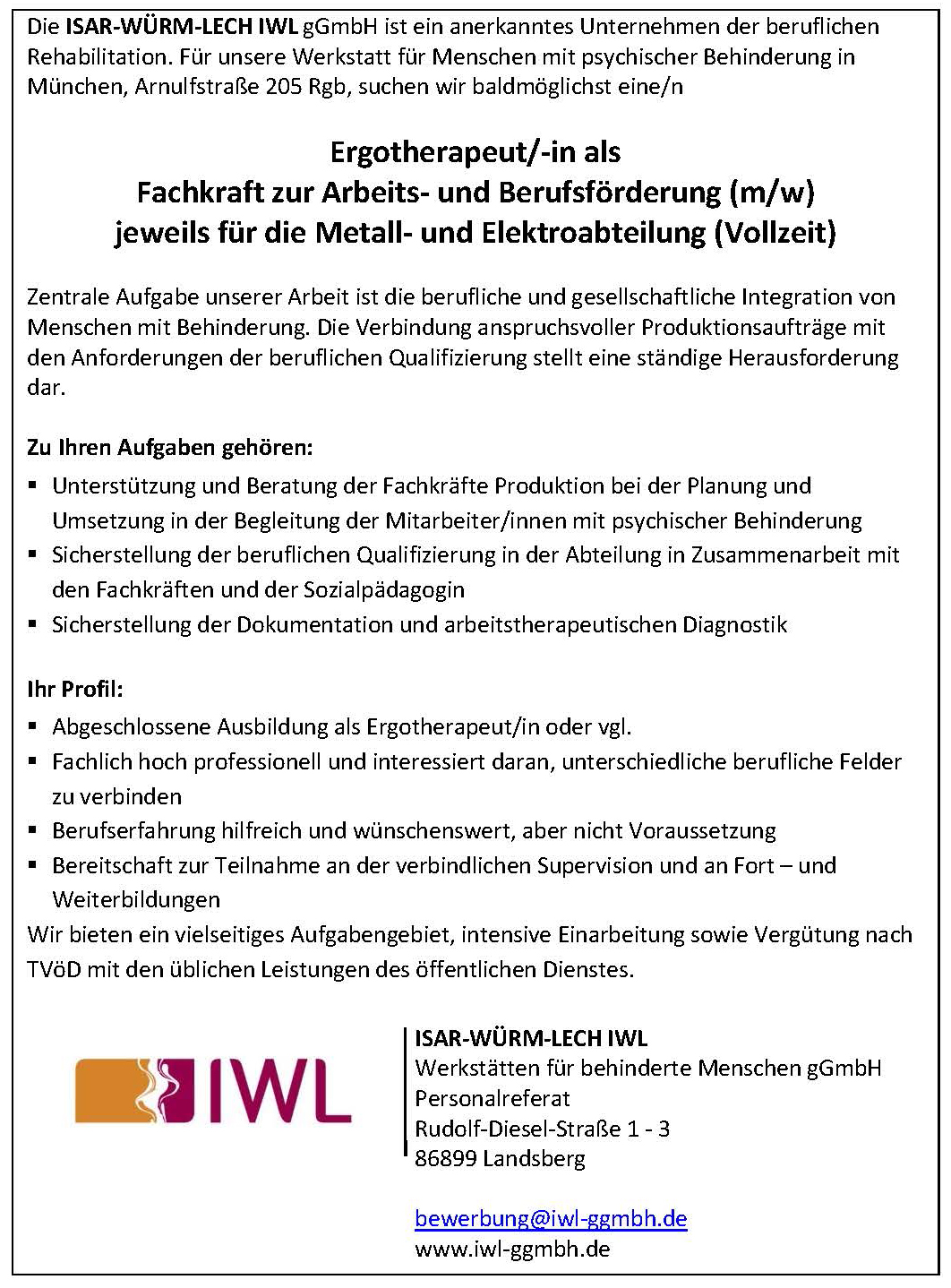 Stellenangebote Stellenanzeige Freie Stellen Bewerbung